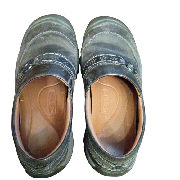 - Keen  kaci leather slip on mule, clogs Size 7.5 Outdoors Camp Hike Trail - Picture 6 of 6